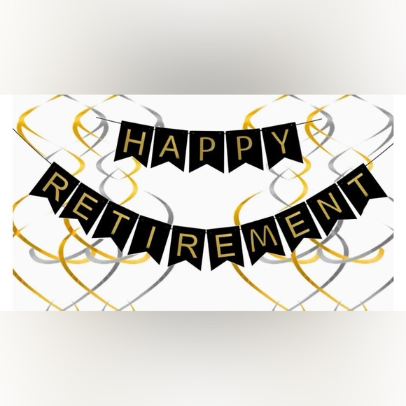 Retirement Banner w/matching smaller banner - Picture 2 of 3